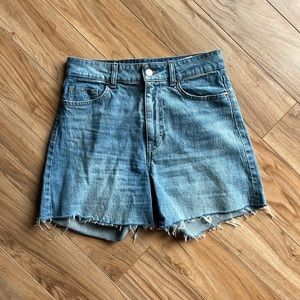 hm denim shorts